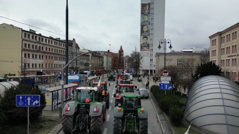 Strajk Rolników (Fot. Dronfor/ jw)