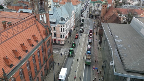 Strajk Rolników (Fot. Dronfor/ jw)