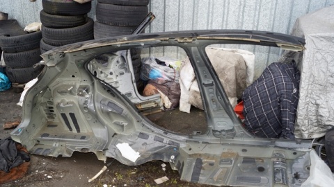 Policjanci z Radziejowa zlikwidowali dziuplę samochodową na terenie gminy Dobre (powiat radziejowski)/fot. Policja