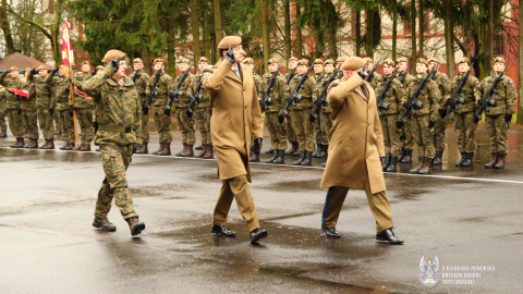 Przysięga wojskowa w Grudziądzu/fot. 8. K-P BOT