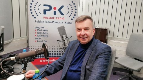 Minister nauki i szkolnictwa wyższego Dariusz Wieczorek w Polskim Radiu PiK/fot. Magdalena Gill