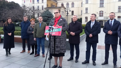 Działacze Nowej Lewicy zapewniali w Bydgoszczy, że ich ugrupowanie jest gotowe na start w wyborach samorządowych/fot: Tatiana Adonis