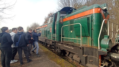 Zabytkowy pociąg zatrzymał się na stacji Toruń Północny w ramach projektu „Regionalista”/fot. Monika Kaczyńska