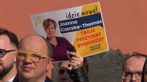 Trzecia Droga ogłosiła, że Joanna Czerska-Thomas jest kandydatką partii na stanowisko prezydenta Bydgoszczy/fot: (jw)