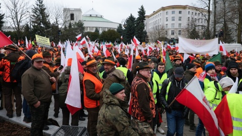 Rolnicy protestowali w Warszawie/fot. PAP/Paweł Supernak