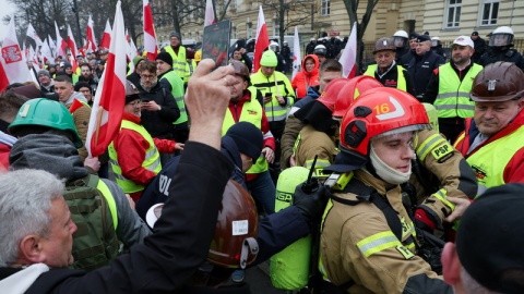 Rolnicy protestowali w Warszawie/fot. PAP/Paweł Supernak