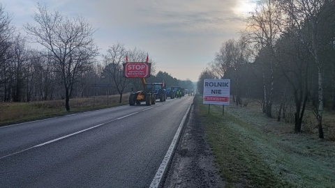 Protesty na DK 10 w Przyłubiu/fot. Maciej Wilkowski