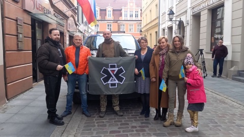 To ósmy pojazd podarowany przez Stowarzyszenie „Kujawsko–Pomorski Dom Ukraiński”, w tym trzeci pochodzący z prywatnych zasobów/fot. Tatiana Adonis