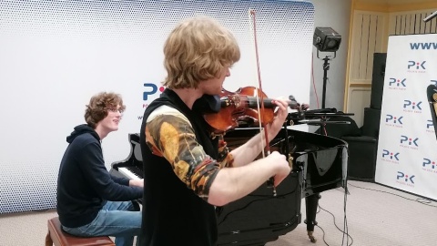 W poniedziałek (18 marca) nagraliśmy w naszym studiu koncert kompozytorski uczniów Państwowego Zespołu Szkół Muzycznych w Bydgoszczy/fot. Magdalena Gill