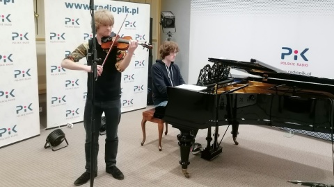 W poniedziałek (18 marca) nagraliśmy w naszym studiu koncert kompozytorski uczniów Państwowego Zespołu Szkół Muzycznych w Bydgoszczy/fot. Magdalena Gill