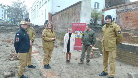 Archeolodzy podsumowali badania prowadzone w miejscu budowy komendy PSP przy ul. Prostej w Toruniu/fot. Michał Zaręba