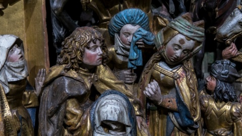 Poliptyk antwerpski z Pruszcza Gdańskiego ok. 1510 rok/Muzeum Narodowe, fot. Jakub Bąk, za: lesfemmes.pl