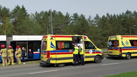 Do wypadku doszło na ul. Akademickiej, między ul. Rejewskiego i Romanowskiej/fot. Elżbieta Rupniewska