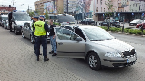 Wspólne działanie służb, a cel jeden: poprawić bezpieczeństwo pasażerów/fot. KWP Bydgoszcz