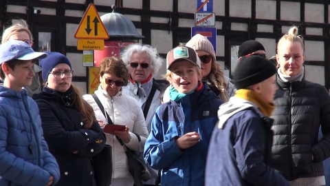 Tak protestowali rodzice wraz z uczniami Niepublicznej Szkoły Podstawowej numer 1 w Bydgoszczy/fot. Janusz Wiertel