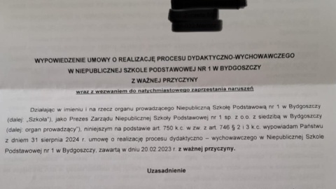 Rodzice przesłali pisma, otrzymane od szkoły i kancelarii prawnej/fot: nadesłane