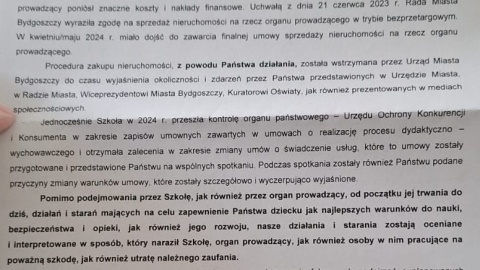 Rodzice przesłali pisma, otrzymane od szkoły i kancelarii prawnej/fot: nadesłane