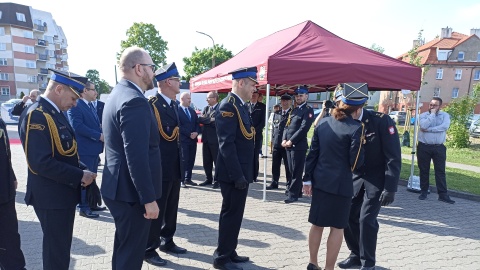 Nowy Komendant Miejski PSP w Toruniu jest w służbie od 25 lat. Brygadier Sławomir Grudziński obrał już cele, które będzie chciał spełnić/fot: Monika Kaczyńska