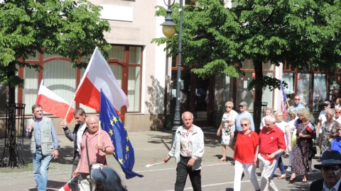 Pochód Pierwszomajowy we Włocławku/fot. Marek Ledwosiński