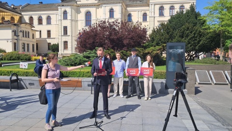 Manifestacja pierwszomajowa w Bydgoszczy/fot. Radosław Łączkowski