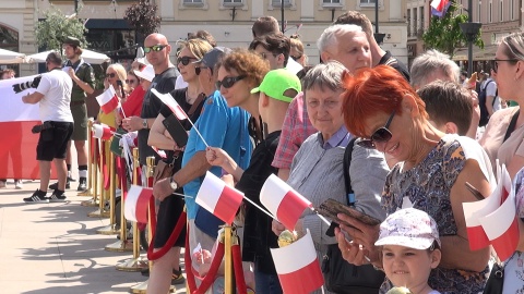 Stary Rynek w Bydgoszczy w Dniu Flagi (jw)