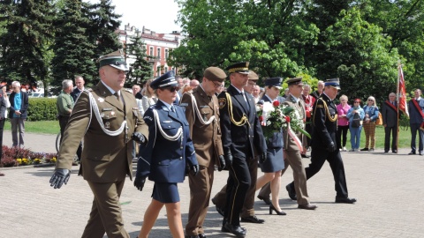 Uroczystości z okazji 79. rocznicy zakończenia II wojny światowej, Włocławek/fot. Marek Ledwosiński
