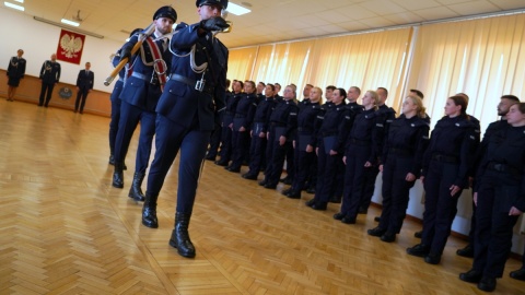 Ślubowanie policjantów w KWP w Bydgoszczy/fot. KWP w Bydgoszczy