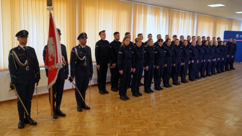 Ślubowanie policjantów w KWP w Bydgoszczy/fot. KWP w Bydgoszczy