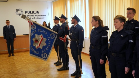 Ślubowanie policjantów w KWP w Bydgoszczy/fot. KWP w Bydgoszczy