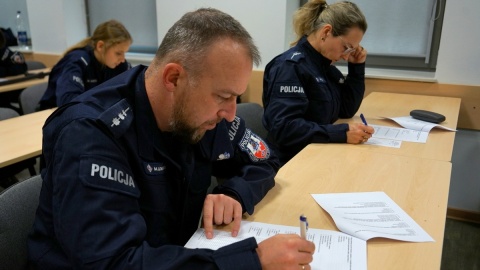 W Komendzie Wojewódzkiej Policji w Bydgoszczy zorganizowano eliminacje wojewódzkie do IX Ogólnopolskich Zawodów Ratowników Policyjnych z Kwalifikowanej Pierwszej Pomocy/fot. Policja