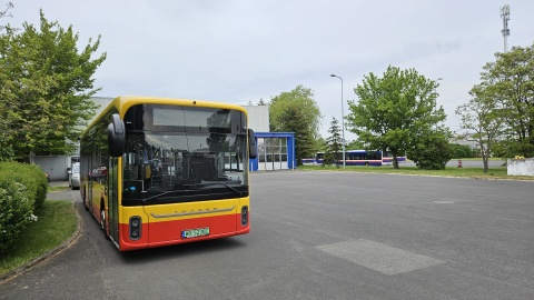 Chiński autobus Yutong U12 będzie podróżował po bydgoskich ulicach do 20 maja/fot: Zarząd Dróg Miejskich i Komunikacji Publicznej w Bydgoszczy