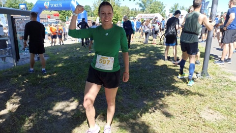 5 i 10 km mieli do pokonania biegacze, którzy stanęli na stracie „Run Toruń PLAZA - Zwiedzaj ze zdrowiem!"/fot. Monika Kaczyńska