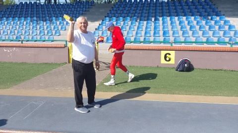 W Toruniu odbyły się Mistrzostwa Polski Masters w rzutach nietypowych. Seniorzy nie musieli się martwić o brak sportowej rywalizacji/fot: Michał Zaręba