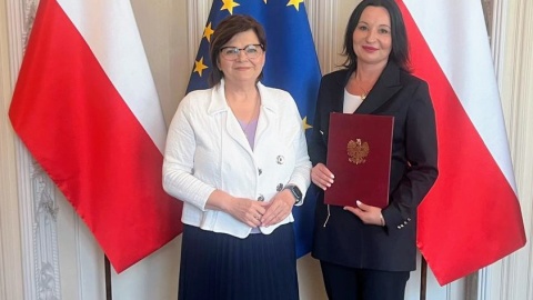 Minister zdrowia Izabela Leszczyna powołała dr Agnieszkę Bańkowską na szefa Kujawsko-Pomorskiego Wojewódzkiego Oddziału NFZ/fot. K-PWONFZ