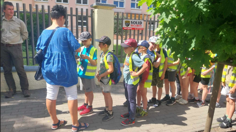 Akcja zbierania odpadów na osiedlu Okole w Bydgoszczy/fot. Jolanta Fischer