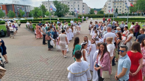 Procesja Bożego Ciała wokół Bazyliki pw. św. Wincentego á Paulo w Bydgoszczy/fot: Jolanta Fischer