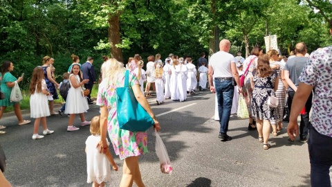 Procesja Bożego Ciała wokół Bazyliki pw. św. Wincentego á Paulo w Bydgoszczy/fot: Jolanta Fischer