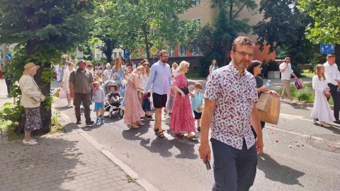 Procesja Bożego Ciała wokół Bazyliki pw. św. Wincentego á Paulo w Bydgoszczy/fot: Jolanta Fischer
