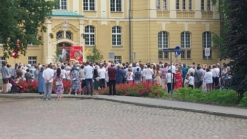Procesja Bożego Ciała wokół Bazyliki pw. św. Wincentego á Paulo w Bydgoszczy/fot: Jolanta Fischer