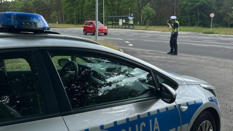 W długi weekend policja uważnie obserwuje kierowców/fot. KWP Bydgoszcz