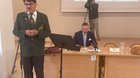 Uroczystość wręczenia szabli Klińskiego w Kujawsko-Pomorskiej Izbie Rzemiosła i Przedsiębiorczości w Bydgoszczy/fot. Izabela Goślińska