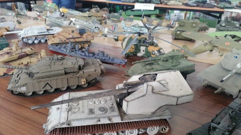 Wystawa modeli w Muzeum Wojsk Lądowych/fot. Monika Siwak