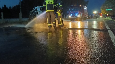 W Wypadku pod Tucholą zginął Arkadiusz Tomiak, ceniony operator filmowy/fot. Ochotnicza Straż Pożarna w Bysławiu/Facebook
