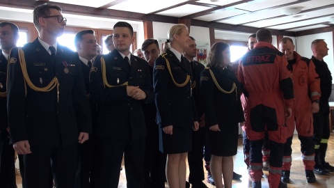 Nowy szef PSP w Bydgoszczy. Uroczyste objęcie dowództwa. (Fot. Janusz Wiertel)