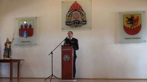 Nowy szef PSP w Bydgoszczy. Uroczyste objęcie dowództwa. (Fot. Janusz Wiertel)