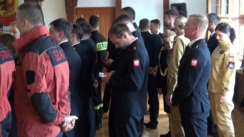 Nowy szef PSP w Bydgoszczy. Uroczyste objęcie dowództwa. (Fot. Janusz Wiertel)
