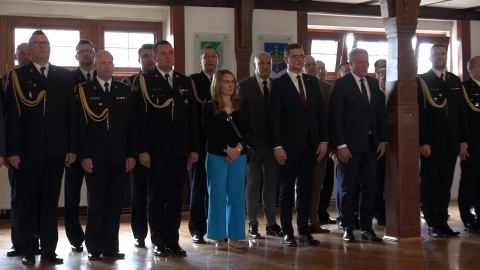 Nowy szef PSP w Bydgoszczy. Uroczyste objęcie dowództwa. (Fot. Janusz Wiertel)