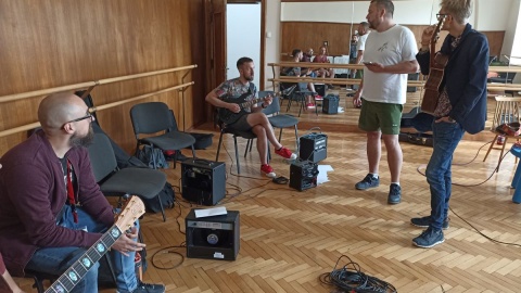 W Brodnickim Domu Kultury trwa piąta edycja warsztatów muzycznych „Wiosło"/fot. Monika Kaczyńska