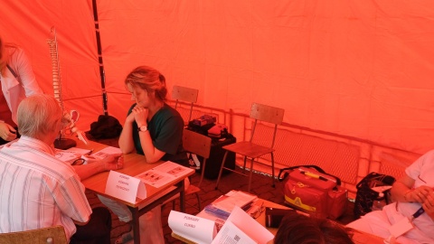 Festyn „Rusz serce” przy parafii NSPJ na placu Piastowskim w Bydgoszczy/fot. Katarzyna Bogucka