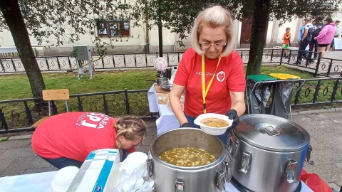 Festyn „Rusz serce” przy parafii NSPJ na placu Piastowskim w Bydgoszczy/fot. Katarzyna Bogucka